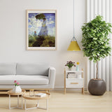 LXTONG Monet Famous Paintings Diamond Painting Kit 5D Full Round Diamond Painting Set Monet Women Crystal Rhinestones Cross Stitch Arts for Adult Wall Decor (30 X 40 CM) LXTONG