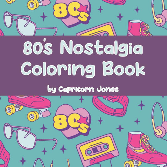 80's Nostalgia Coloring Book