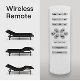 Nectar Premier Adjustable Base - Queen - Head & Foot Incline - Wireless Remote with Memory- 3 Massage Settings - 4 USB Ports - Anti-Snore & Zero Gravity Nectar