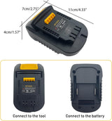 TEPULAS MT20DL Battery Adapter for Makita for Dewalt, for Makita 18V Lithium Battery Convert to for Dewalt 20V Power Tools(No Battery) TEPULAS