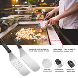 Luyata 39PCS Griddle Accessorie Kits, Outdoor Grilling Tools for Blackstone and Camp Chef, Stainless Steel BBQ Accessorie Grill Spatula Set With Basting Cover Chopper, Scraper, Bottle, Tongs, Egg Mold Luyata