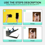 ZhouBoat 200 Pcs Sublimation Air Fresheners Blanks, Custom Photo Car Air Freshener, Sublimation Blanks Bulk DIY Scented Hanging Sheets Felt With 200 PCS Bags and 19.7in Rope for Car Home Hanging Decor ZhouBoat