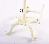 Diwhy Rustic Industrial Farmhouse Tractor Seat Adjustable Height 21.65-27.56in Bar Stool Industrial Bar Chair (Aged White, Cast Iron) Diwhy