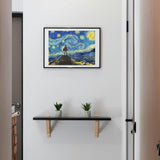 MBNTJHT DIY Anime Diamond Art Kits for Adults Beginners,Easy Starry Night Diamond Painting Kits for Adults,Cartoon Full Drill Gem Art Kits for Home Wall Decor 12X16 Inch. MBNTJHT