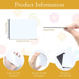 ZYNERY Sublimation Magnet Blanks 3x4.1 inch, 24Pcs Sublimation Blank Fridge Magnets Printable Photos, Personalized Sublimation Magnets for Refrigerator Decoration, Kitchen, Office, Wall ZYNERY