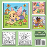 Magical Fairy Friends Coloring Book for Kids: Fairy Coloring Book for Children and Adults Alike! WoodArtSupply