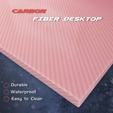 Homall Pink L Shaped Gaming Desk Computer Corner PC Desk Table with Large Monitor Stand for Home Office Studying Writing Workstation, Gift for Girls and Women (Pink, 51 Inch) Homall