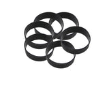 Dielianyi 7 Pcs Silicone Bands for Sublimation Tumbler Shrink Wrap Heat-Resistant Rubber Bands Paper Holder Ring Elastic Bands for Prevent Ghosting Dielianyi