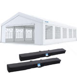 Quictent 16x32ft Party Tent Heavy Duty Outdoor Canopy Tent Carport Wedding Event Shelter BBQ Wedding Tents for Parties with Storage Bags Quictent