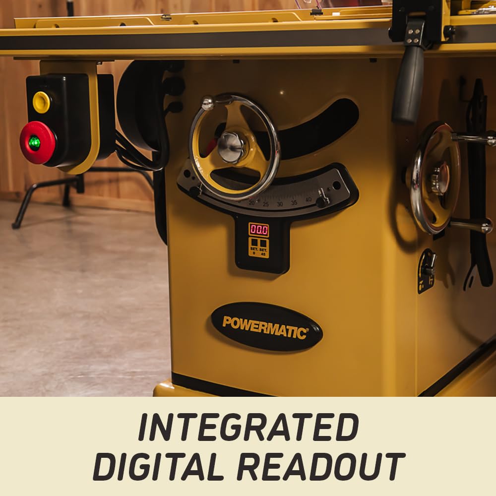 Powermatic 10-Inch Table Saw, Extension Table, 50-Inch Rip, 3 HP, 1Ph 230V (‎Model PM2000B) Powermatic