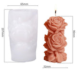 Succulent Flower Silicone Wave Spiral Candle Mold - Silicone Resin Casting Molds for Candle & Resin & Soap Craft Supplies EVERELAM