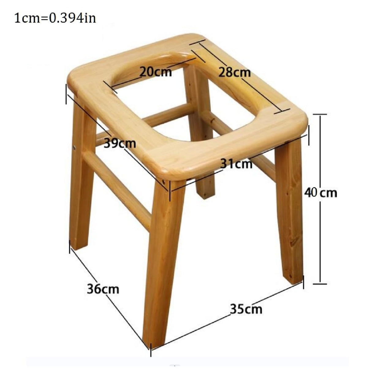MOGUOBIN Wooden Steam Seat with Four Legs,Yoni Steam Chair,Yoni Steam Pot,Three-Dimensional Toilet,Heavy Bathroom Anti-Skid Shower Stool,Steaming Chair V Steam at HOM Eattachment 15.7" H (No Steamer) MOGUOBIN