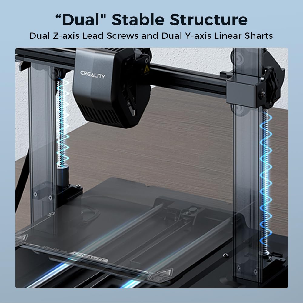 Creality Ender 3 V3 SE 3D Printer, 250mm/s Printing Speed DIY 3D Printers with CR Touch Auto Leveling, Sprite Direct Extruder Auto-Load Filament Dual Z-axis Y-axis, Printing Size 8.66x8.66x9. - WoodArtSupply