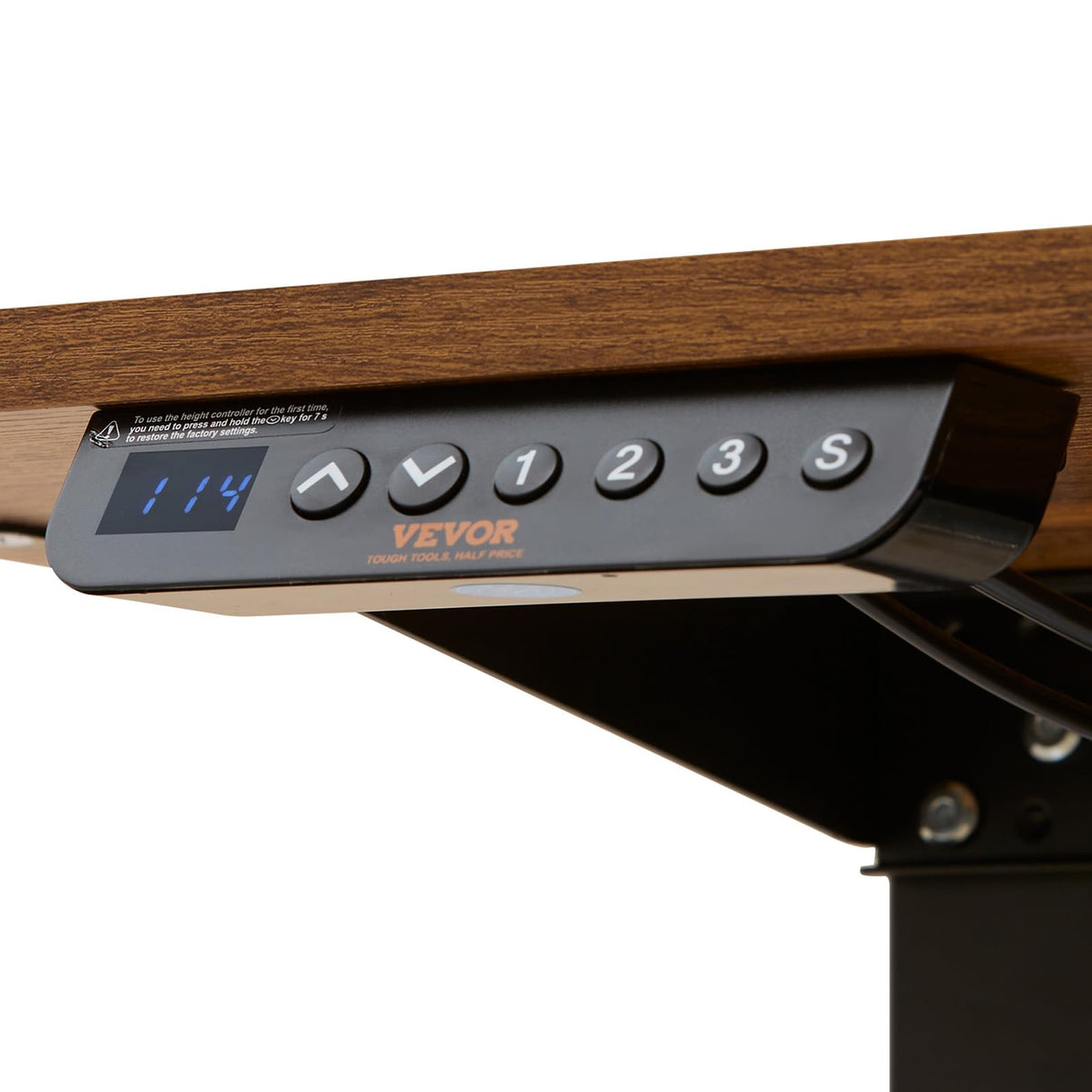 VEVOR Standing Desk with Drawers 47.2 x 23.6 Inch Adjustable Desk with Whole Piece Desk, Electric Standing Desk 180 LBS Height Adjustable Desk Sit Stand Up Desk for Home Office VEVOR