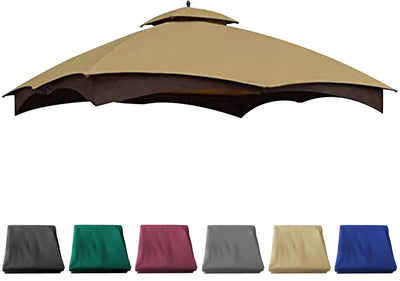 JANCANOPY 10X12 Replacement Gazebo Cover for Lowe's Gazebo Model #GF-12S004B-1,GF-12S004BTO (Beige)