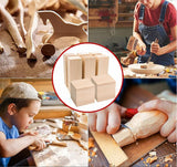 8PCS Basswood Carving Blocks, Unfinished Bass Wood Blocks for Carving Wood, Whittling Wood Carving Kit for Crafts goldhik