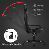 Gaming Chair for Adults Office Gaming Chair with Massage - Heavy Duty Ergonomic Racing Chair with Lumbar Support and Adjustable Arms RROCOSIA