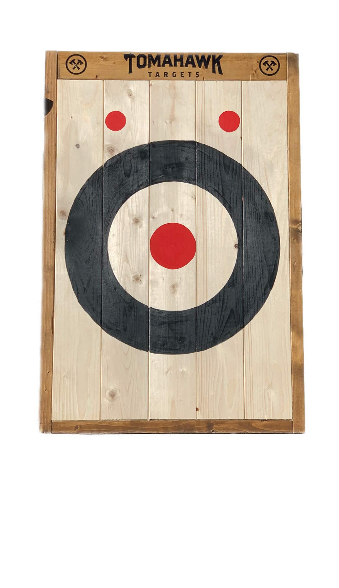 2-Ring Foldable Axe and Knife Throwing Target WoodArtSupply