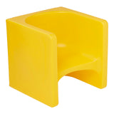 ECR4Kids Tri-Me 3-In-1 Cube Chair, Kids Furniture, Yellow ECR4Kids