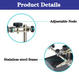 Beileshi 2.5X 7.5X 10X LED Light Helping Hands Magnifier Soldering Station,Magnifying Glass Stand with Auxiliary Clamp and Alligator Clips Beileshi