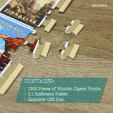 SHOXREM 1000 Piece Vintage Travel Jigsaw Puzzle, US National Parks Puzzle for Adults SHOXREM