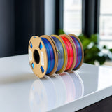 【MINDAHAND Dual-Color Silk PLA Filament Set】 1.75mm 3D Printer Filament 4 Rolls × 250g, Shiny Gradient, No Clogging, No Bubbles, High Precision, Smooth Printing, Compatible with FDM 3D Printers MINDAHAND