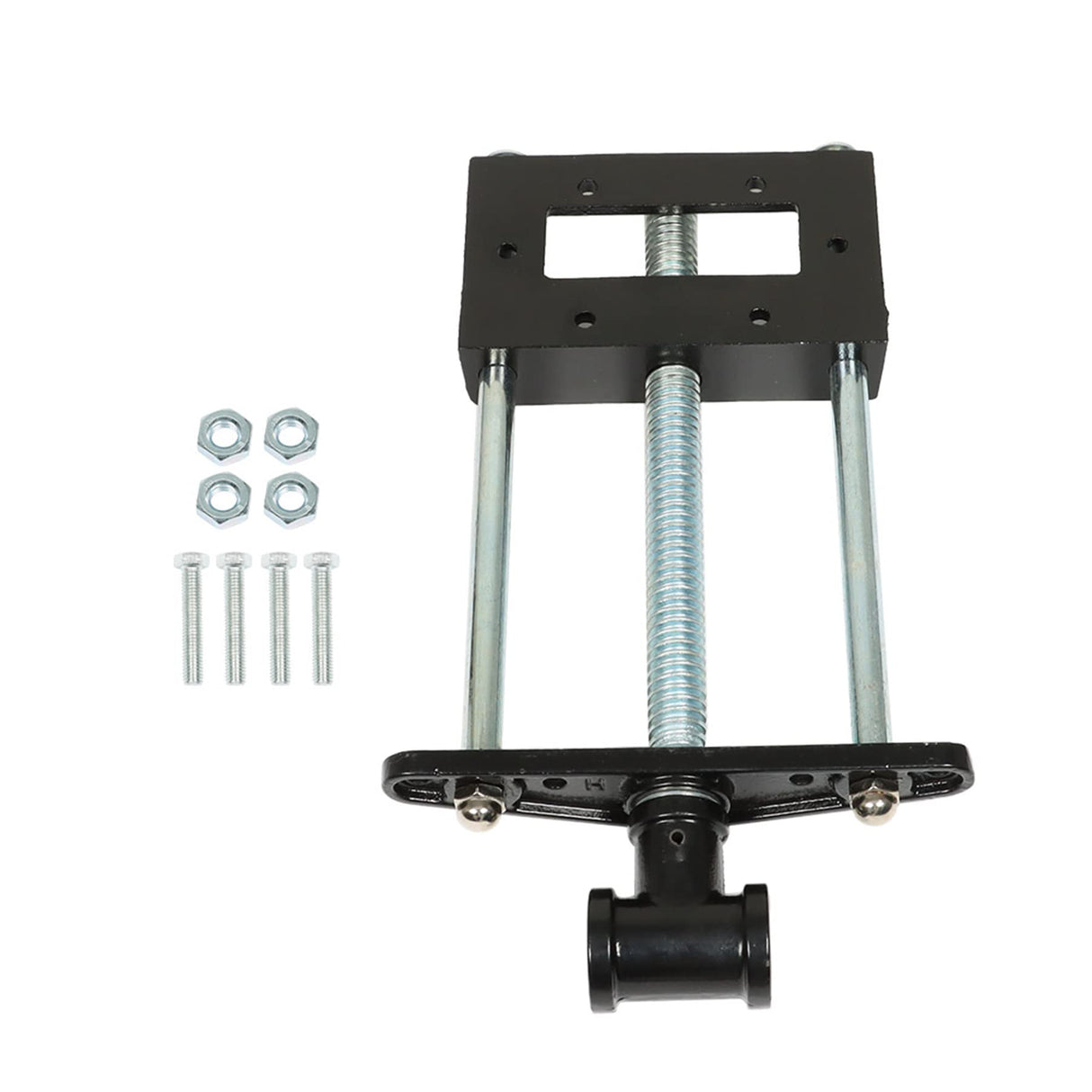 marddpair Woodworking Bench Vise 9 Inch Front Screw Vise Fit for Work bench Chrome Plating Leg Vise marddpair