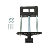 marddpair Woodworking Bench Vise 9 Inch Front Screw Vise Fit for Work bench Chrome Plating Leg Vise marddpair