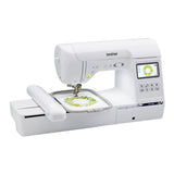 Brother SE1900 Sewing and Embroidery Machine, 138 Designs, 240 Built-in Stitches, Computerized, 5" x 7" Hoop Area, 3.2" LCD Touchscreen Display, 8 Included Feet Brother