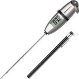 ThermoPro TP-02S Instant Read Meat Thermometer Digital Cooking Food Thermometer with Super Long Probe for Grill Candy Kitchen BBQ Smoker Oven Oil Milk Yogurt Temperature ThermoPro