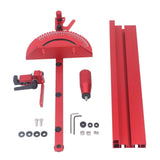 Table Saw Precision Miter Gauge System - For 30mm or 45mm T Track, With Miter Gauge Fence & Bar - Miter Gauge for Table Saw VBESTLIFE