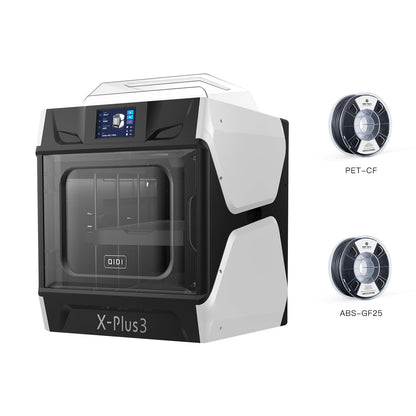 QIDI X-PLUS3 3D Printer Bundle Comes with 2kg of QIDI Filament, Including PET-CF and ABS-GF25 Filament - WoodArtSupply