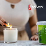 Vegetable Wax for Candle Making - 2.2 Pounds, White Solven