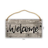 Interchangeable Welcome Sign for Front Door Decor - Rustic Wood Hanging Sign Farmhouse Porch Home Hanging Plaque Decor,Hanging Welcome Sign for Holiday Harooni