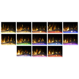Modern Ember Skyline 72 Inch Linear Multi-Sided 3D Wi-Fi Smart Electric Fireplace - 1,000+ Flame & Ember Bed Color Combinations, Fully or Partially Recessed | Works with Alexa and Google Assistant Modern Ember