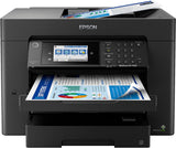 Epson Workforce Pro WF-7840 Wireless Wide-Format All-in-One Color Inkjet Printer - Print Scan Copy Fax - 4.3" LCD, 25 ppm, 4800 x 2400 dpi, 13" x 19", 50-Sheet ADF, Auto 2-Sided Printing, Ethernet Epson
