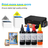 5 Color Set Printers Dye Ink Refill kit for Canon PG240 PG-250 251 CL241 PG245 CL246 PG-243 CL-244 Refillable Ink Inkjet Cartridge PIXMA MG3620 MG2522 MG2525 TS3322 100 ml x 5 with Syringe PBK+BK+CMY DLMELHOR