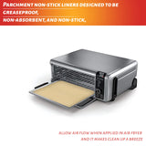 WMKGG 12 inch Air Fryer Parchment Paper Squares, 100 Sheets Unbleached Pre-Cut Baking Disposable Paper Liner for Ninja Foodi Flip SP101/SP201/SP301/SP351, Cuisinart Toaster Oven, Microwave WMKGG