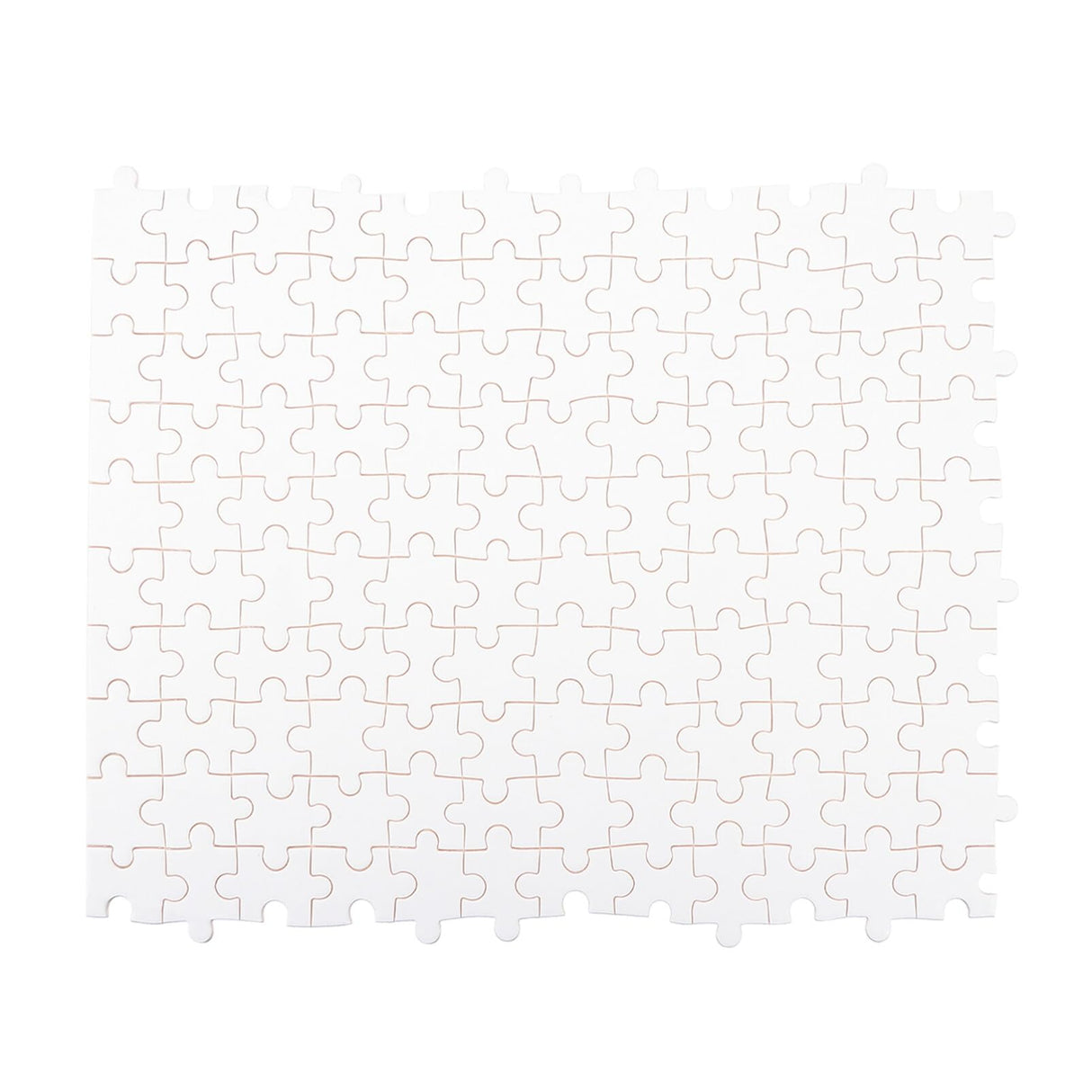 1000Pcs Wooden Blank Puzzle Sublimation Blanks Transfer Wood Puzzle Transfer Craft Puzzle Sublimation Blank Puzzle Freeform Blank Puzzle DIY Jigsaw Puzzles White Ordinary Customize Lurrose