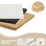 Reception Desk, Modern Front Desk with Lockable Drawer & Cabinet, Retail Counter Checkout Table, Computer Workstation for Lobby, Salon, Office OQTUHWM