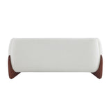 Christopher Knight Home Alma 63" Boucle Loveseat with Wood Legs, 2 Seater Sofa Couches for Living Room, Upholstered Couch Chair, Soft Seating Lounge Sofa Chair, Cozy Loveseat with Armrest, Beige Christopher Knight Home