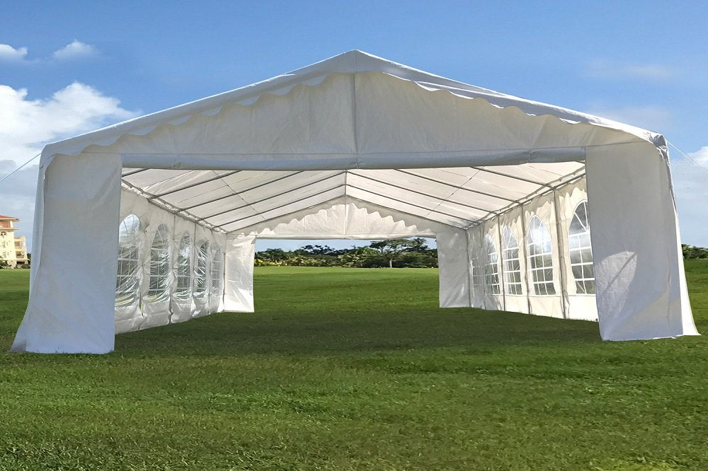 DELTA 40'x20' Budget PVC Party Tent, Large Wedding Tent Canopy Heavy Duty Party Tent Outdoor Patio Tent Outdoor Gazebo Event Shelter Canopy DELTA