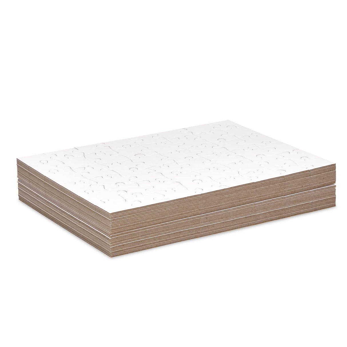 Juvale 36 Pack Blank Puzzles to Draw On, 8.5x11 Make Your Own Jigsaw Puzzle for Kids DIY Crafts, Arts Projects (48 Pieces Each) Juvale