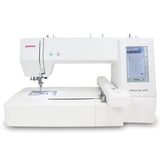 Janome Memory Craft 400E Embroidery Machine with Exclusive Bonus Bundle Janome