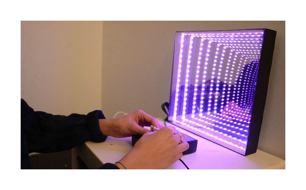 Two Way Infinity Mirror Film 20" Wide x PER Foot Reflective Window Tint Infinite WoodArtSupply