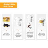 Sublimation Transfer Paper 8.5x11 inch 100 sheets, Heat Transfer Paper for Inkjet Printers, Sublimation Sheets for Light Fabrics and other sublimation blanks WoodArtSupply