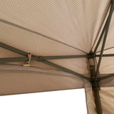 Garden Winds Custom Fit Replacement Canopy Top Cover Compatible with The Hampton Bay Stockton 11x11 Pop Up Gazebo - Upgraded Performance RIPLOCK 350 Fabric Garden Winds