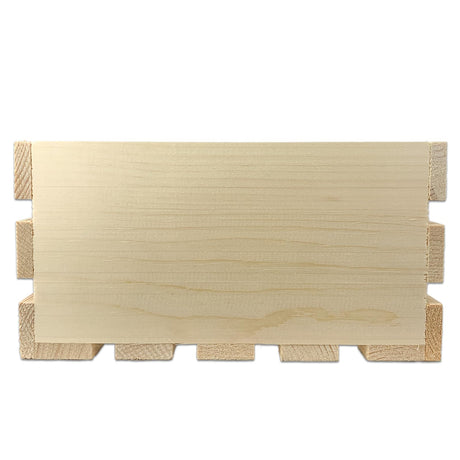 Wilson Medium Wooden Pine Crate for Storage and Decoration at Home, Office, Kitchen, Bedroom, and Retail (10"x 4.7"x11.7") (Set of 2) Wilson