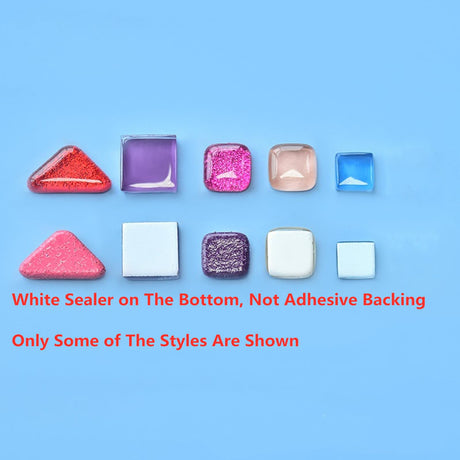 BTMIEY 500g Glue Down Irregular Tiny Mosaic Tile Hobbies Children Handmade Crystal Craft for Bathroom Kitchen Home Decoration DIY Art Projects,0.4X0.4 Inch(Mixed Color Series) BTMIEY