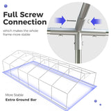 Quictent 20x40 Party Tent Heavy Duty PVC Large Commercial Vinly Canopy Wedding Big Event Shelter, Stripe Blue&White Quictent